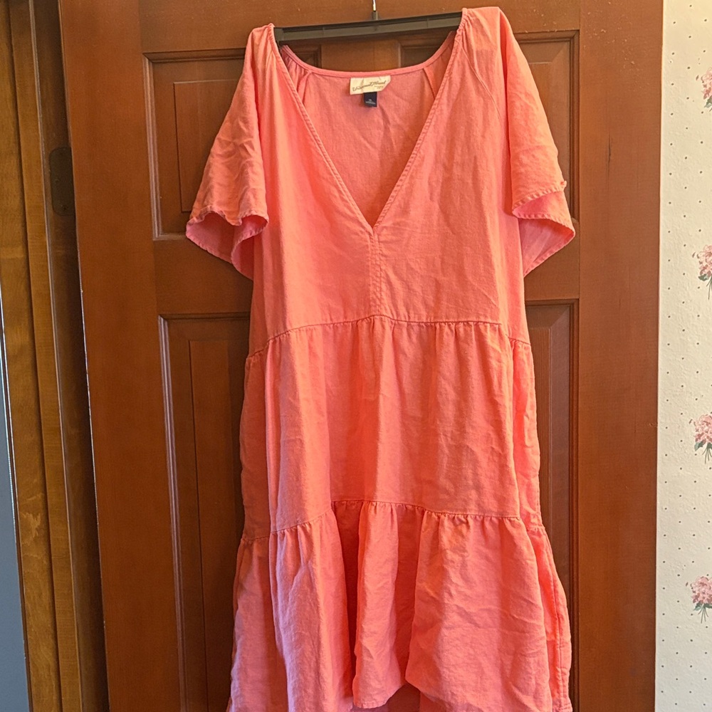 Universal Thread Coral High Low Dress